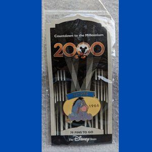 Eeyore 2000 Count Down to Millennium Pin from Disney